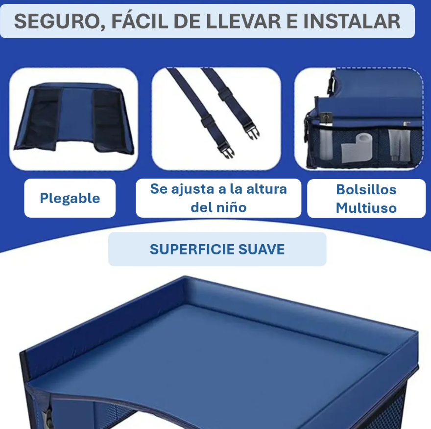 Bandeja para niños en autos