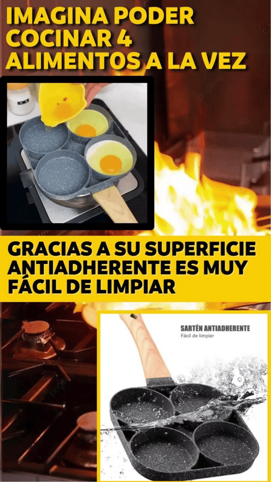 SARTEN DE 4 ESPACIOS